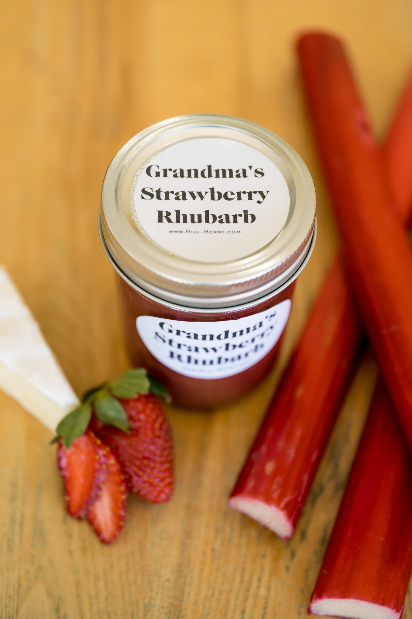 Grandma's Strawberry Rhubarb Jam