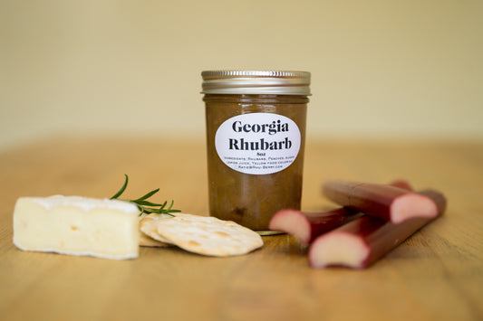 Georgia Peach Rhubarb Jam