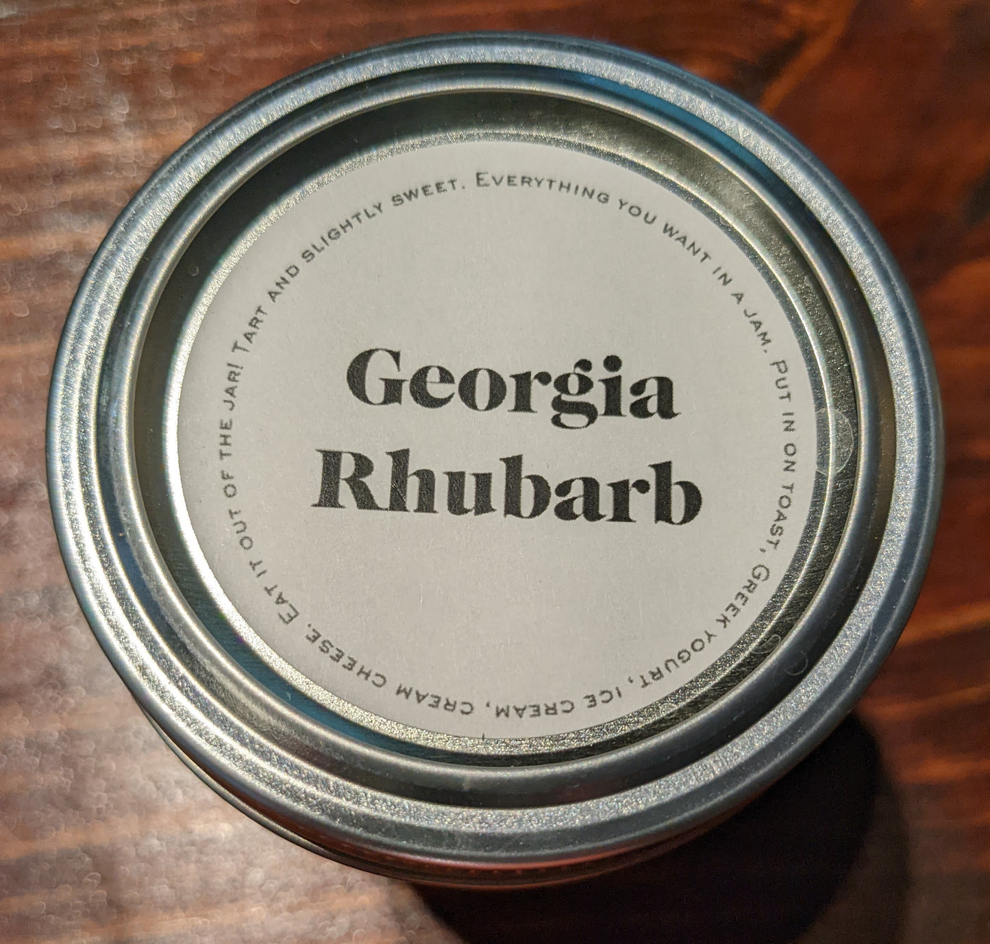 Georgia Peach Rhubarb Jam
